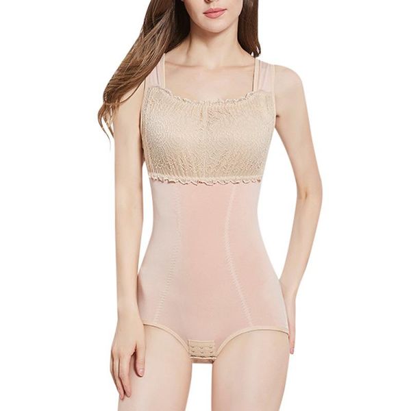 

women's shapers slimming shaper women plus size bodysuit tummy stomach control full shapewear waist girdle seamless bulifting2, Black;white