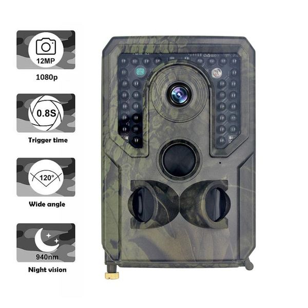 

est pr400 hunting camera 12mp 1080p infrared night vision wildlife scouting cameras trail