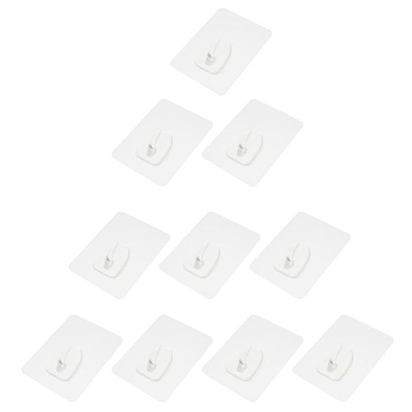 

hooks & rails 10pcs waterproof strong storage non-punch wall-mounted