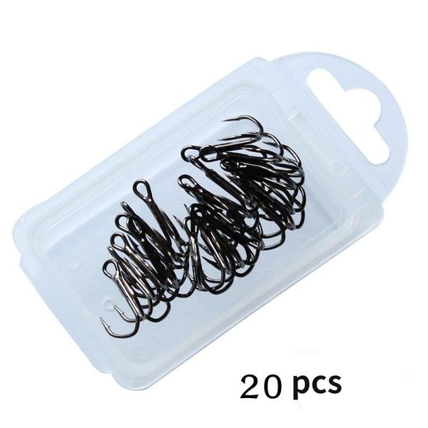 

fishing hooks 20pcs barb hook carbon steel single tackle for soft lure worm