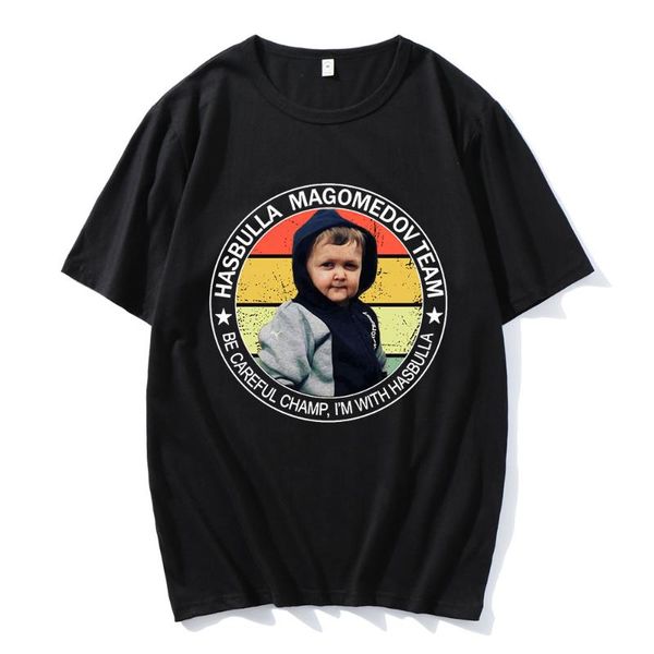 

men's t-shirts style couple tshirt hasbulla fighting printed unique streetwears classic comfortable fashion tees, White;black