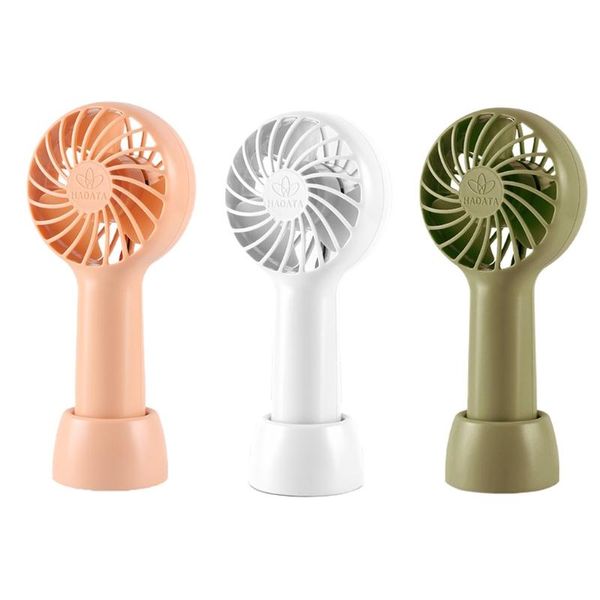 

electric fans rechargeable 1500mah mini handheld fan usb desk small 3 speed personal for outdoor travel camping office home