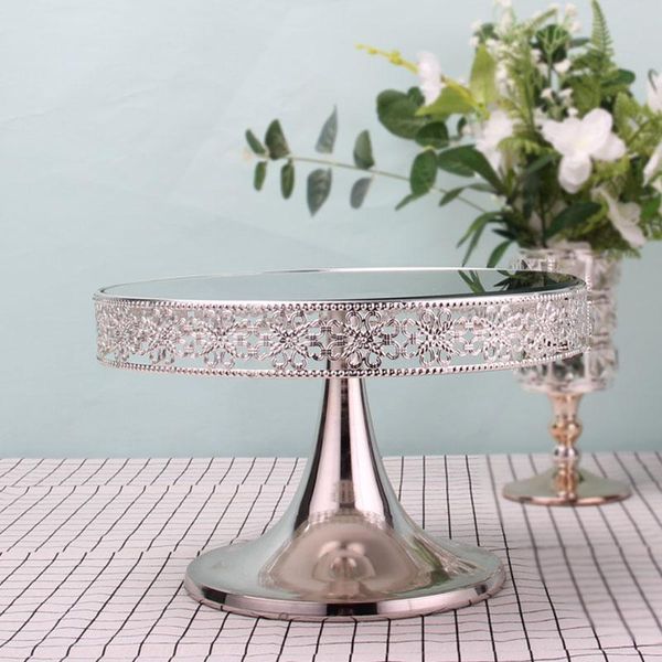 

kitchen storage & organization lace silver gold snack plate dessert tray wedding party luxury home decor saloon cake display