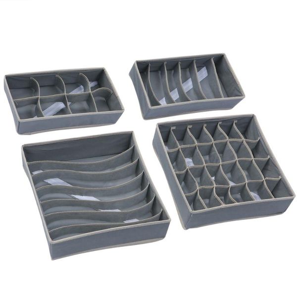

storage drawers 4pcs box underwear organizer case finishing