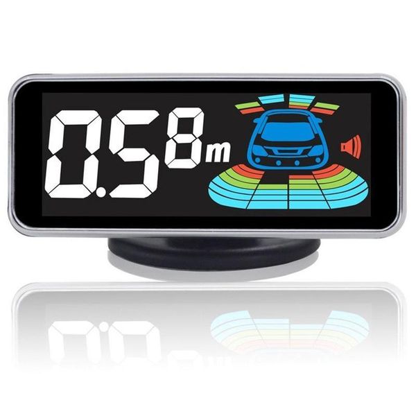 

car video parking lot reversing radar sensor electronic system automatic detector spare auxiliary kit voice buzzer 8 probe senso