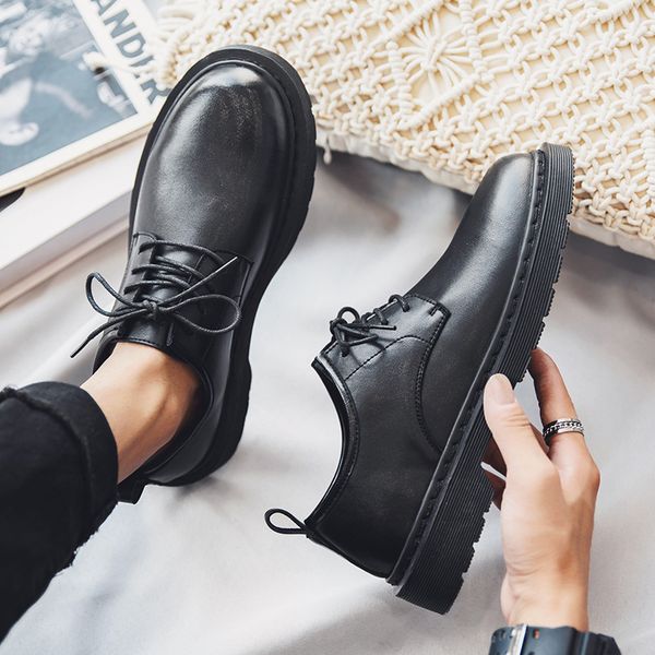 

martin boots autumn 2021 versatile low casual fashion british and korean work cloth men's sho, Black
