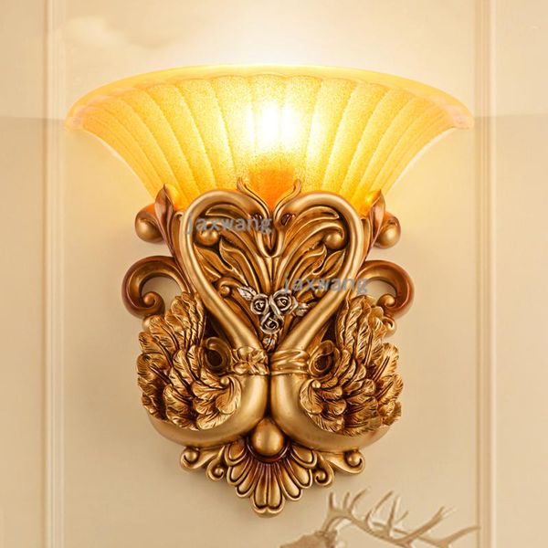 

wall lamps modern led resin swan lamp europe living room bedroom bedside lights lighting wedding decorative sconce fixtures