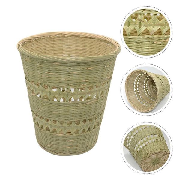

laundry bags 1 pc useful storage basket dirty creative flower pot(light green)