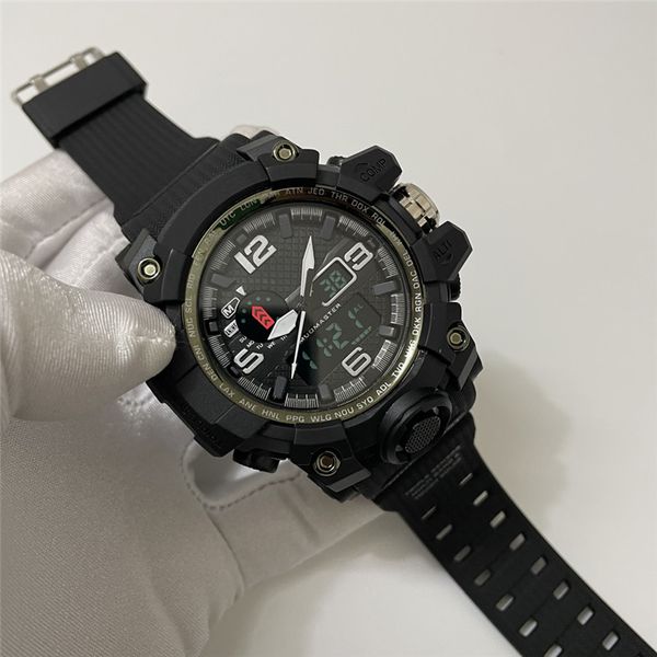 Herren Luxus Sportuhren Digitaluhr Armee Militär stoßfest Armbanduhr Silikon Mode Quarzuhren Original Box reloj de lujo