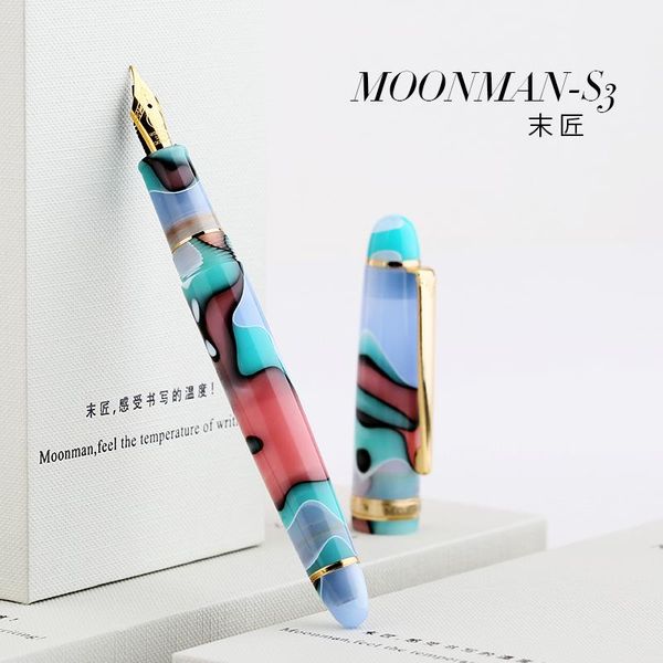 

moonman s3 resin fountain pen for students' calligraphy pens