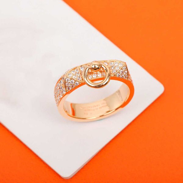 

pure 925 sterling silver jewelry for women lock rings luxury brand quality party wedding jewelry engagement hoop full diamond, Golden;silver