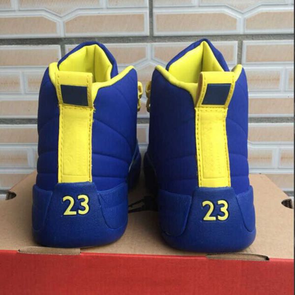 

psny 12 pe shoes men 12s michigan navy blue yellow maize shoes online