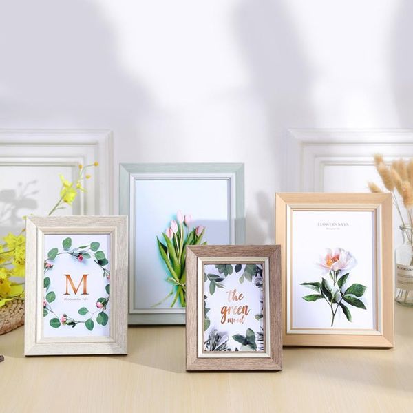 

simple wooden po frames for wall hanging picture frame metal poster white coffee wood