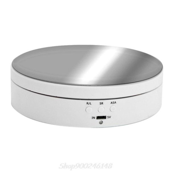 

speeds electric rotating display stand mirror turntable jewelry holder battery jy24 20 dropship hooks & rails