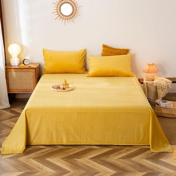 

sheets & sets 2021 autumn and winter single product crystal velvet sheet