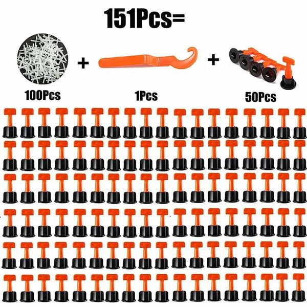 

professional hand tool sets 151pcs level wedges tile spacers for flooring wall spacer carrelage leveling system leveler locator plier