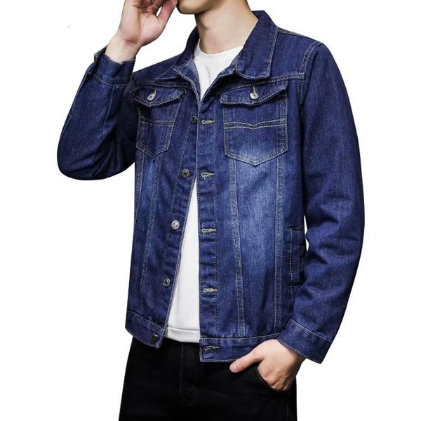 

men's jackets men denim jacket autumn fashion casual slim fit handsome versatile long sleeve jean coat male hip hop streetwear av8l, Black;brown