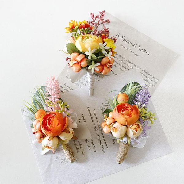 

charm bracelets bride bracelet rose bud wrist corsage fairy sen department small fresh wedding bridesmaid gifts bridal jewelry, Golden;silver