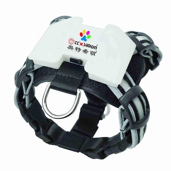 

dog collars & leashes cc simon usb rechargeable led harness multicolor