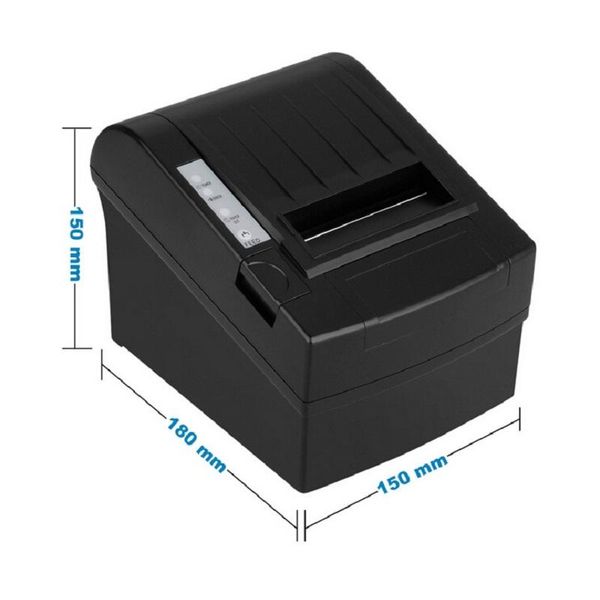 

printers wired 80mm usb thermal receipt printer with auto cutter 300mm/s print small ticket wholesale a favourable price hs-802ulc