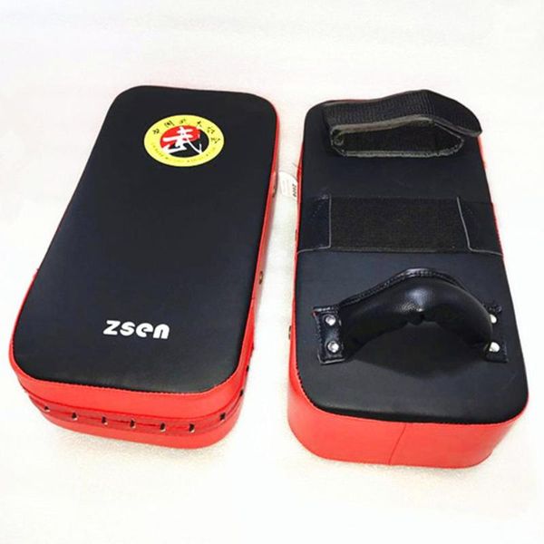 

sand bag red pu leather boxing kick punch pad shield karate tkd hit target focus exercise fitness equipment foot playing cushion