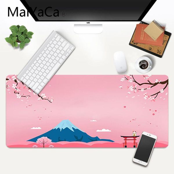 

mouse pads & wrist rests japanese pink cherry blossom style gamer speed mice retail durable deskmousepad large pad keyboards mat
