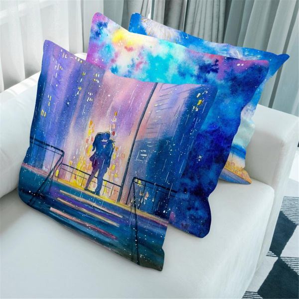 

cushion/decorative pillow cushion cover valentine's day couple pattern style peach skin pillows case bed sofa covers for living room ho