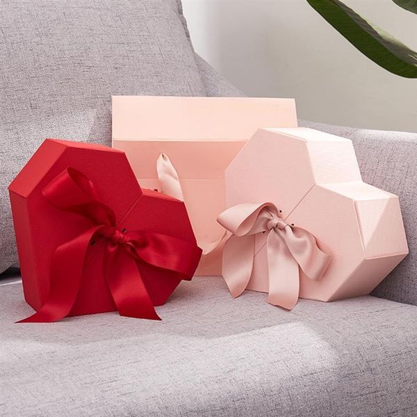 

gift wrap shzq lovely package box florist hat boxes wedding storage red heart shaped candy for gifts christmas flowers