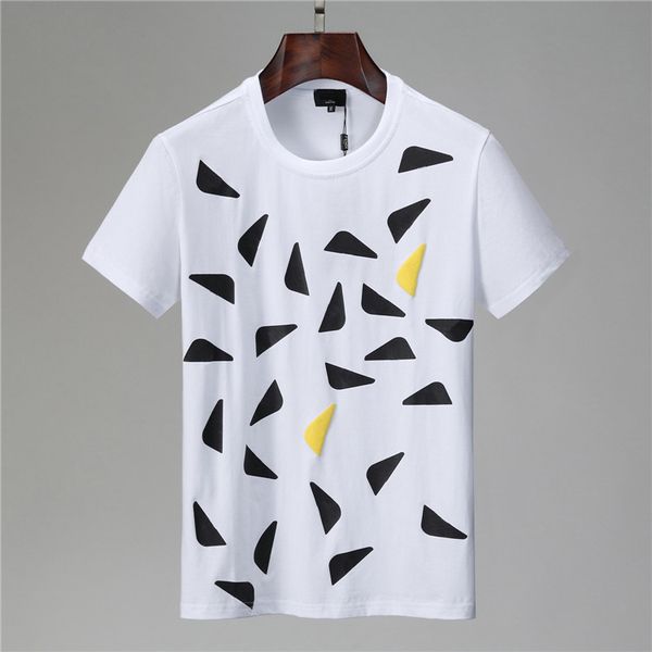 

2021 fashion mens t shirts summer shirt casual printing hip hop men women short sleeve tees, White;black