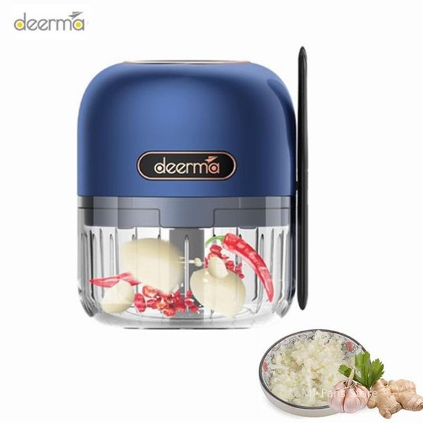 

smart home control est deerma js200 portable electric meat garlic vegetable fruit grinder rechargeable with mini clean spoon easy storage