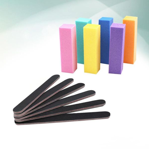 

nail files 12pcs durable brush polishing buffers sanding file art tool