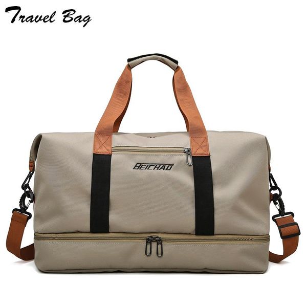 

duffel bags travel duffle bag large capacity hand luggage weekend sport quitte for women big men bolsas de viaje mujer 2021