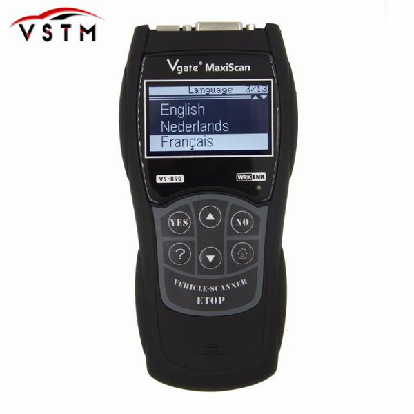 

code readers & scan tools diagnostic tool vs890 auto scanner vgate obd2 can-bus fault car reader vs 890 multi-languages