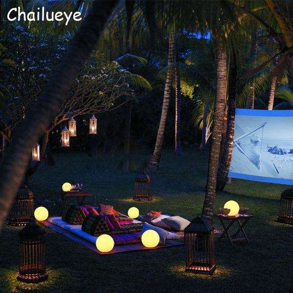

outdoor garden ball lights lawn lamp 16 colors waterproof swimming pool holiday home decoration lighting lamps