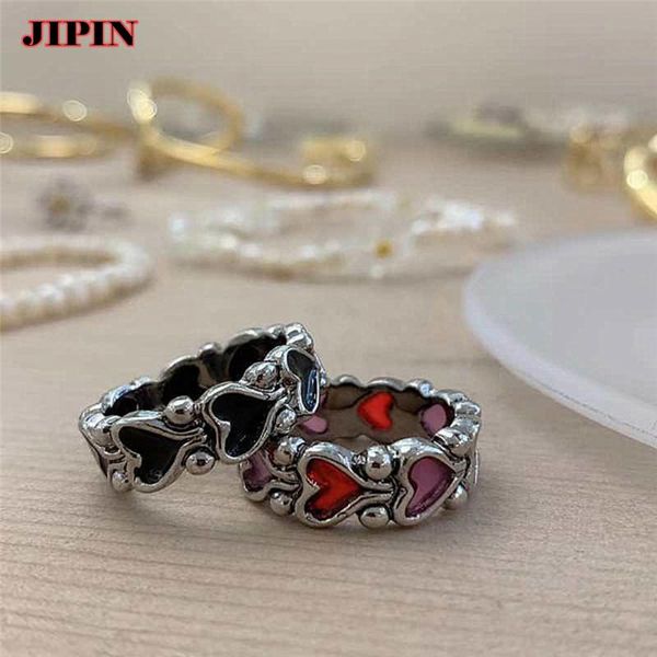 Обручальные кольца EST индивидуальный барочный винтажный хит цвет любовь сердца металл для женщин для женских ювелирных украшений подарки B01014