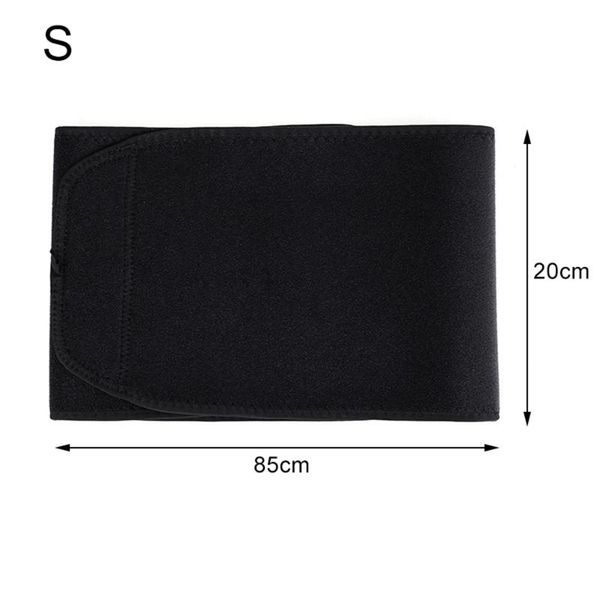 

waist support sports protection belt waterproof adjustable fitness protector slimming stomach band for weight loss yoga, Black;gray