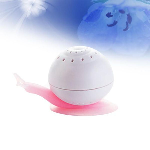

snail shaped car fragrance diffuser air purifier freshener for home (pink, rose)