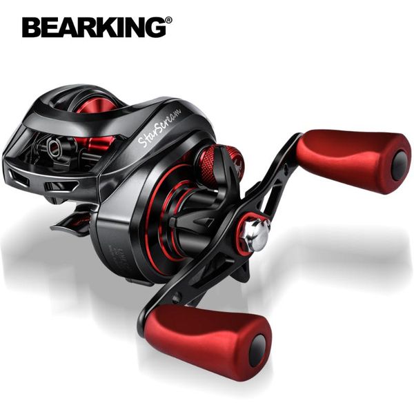 

8+1bb baitcasting reel 8kg max drag 7.3:1 high speed fishing reinforced carp reels