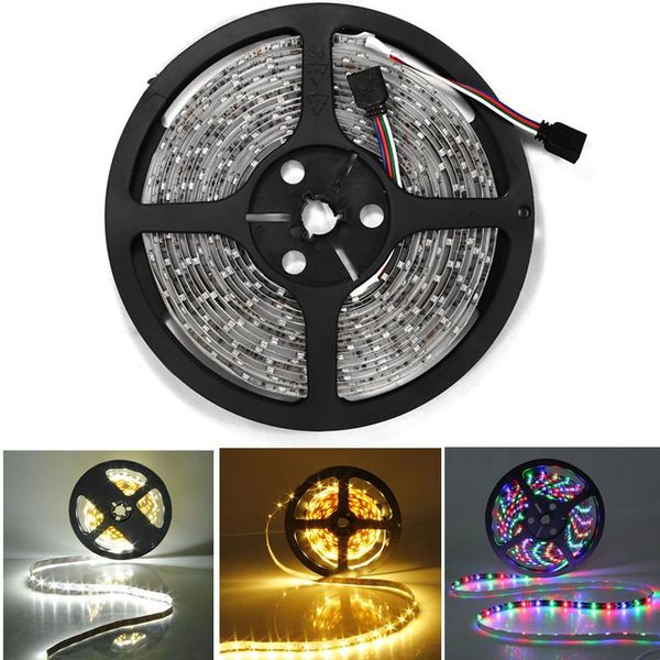 

strips 5m rgb flexible led strip light 3528smd ribbon adhesive tape tv background lighting dc 12v for christmas party