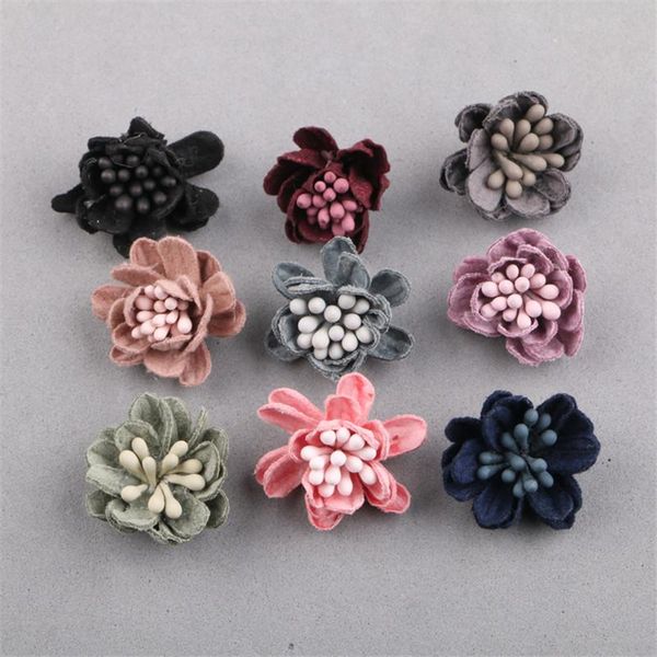 

hair clips & barrettes korea style handmade daisy flower patch sticker craft girls jewelry diy decoration floral buttons for garment, Golden;silver