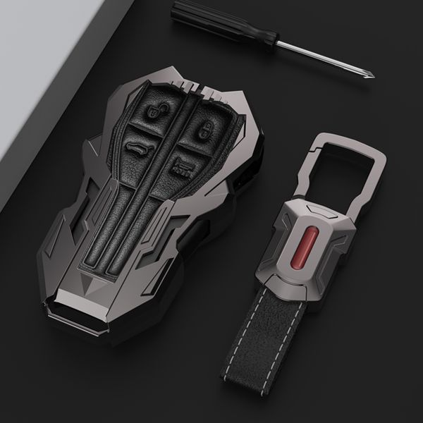 

high-end key cover for hongqi h5 hs5 e-hs3 hs7 h9 h7 metal modified car key bag buckle protective shell