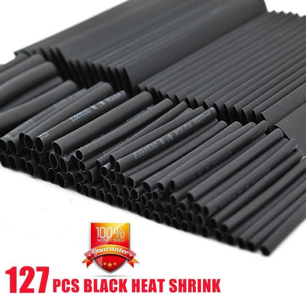 

metal painting 127pcs car electrical cable heat shrink tube tubing wrap sleeve assorted