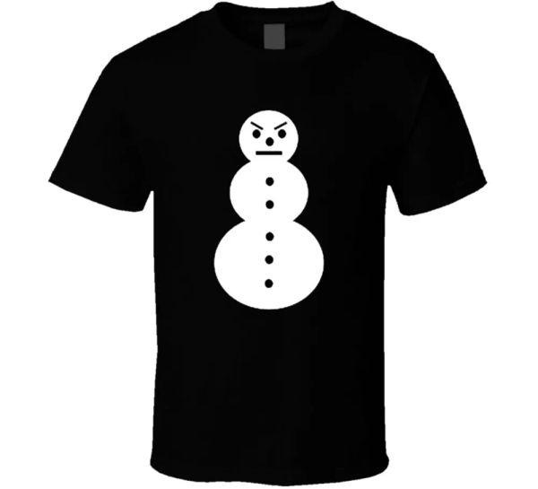 

snowman hip hop rap gangster atlanta dirty fan t shirt, White;black