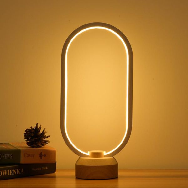 

table lamps led magnetic suspension balance light smart remote control creative desk lamp usb night