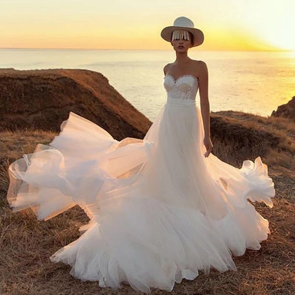 

other wedding dresses chuyu 2021 arrival sweetheart princess soft tulle vestido de novia long a-line sleeveless dress formal occasion, White