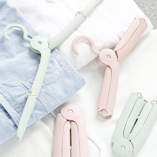 

hangers & racks 1pc foldable travel hanger mini portable multifunction clothes traveling dryer windproof non-slip cloth s