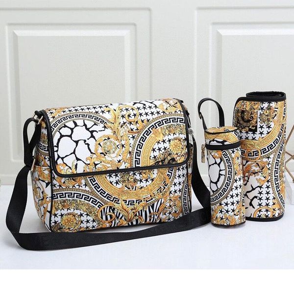 

diaper bags brand mummy bag born baby with water bottle & pad 3pcs set a5107