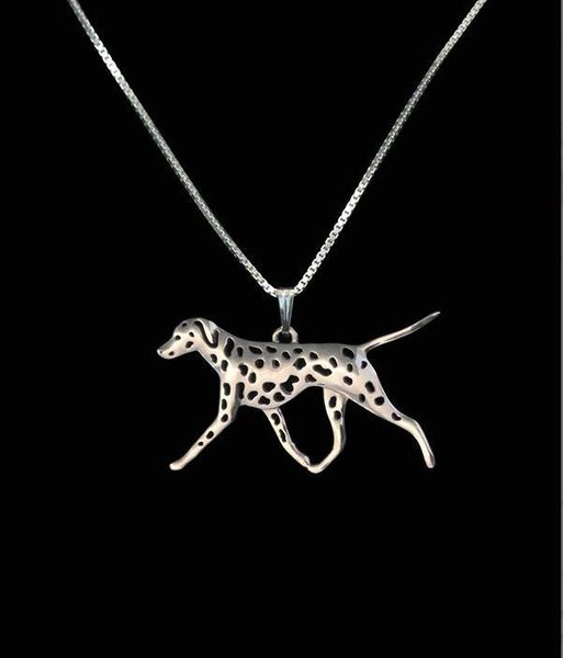

pendant necklaces drop -dalmatian movement necklace, Silver