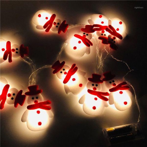 

christmas decorations party snowman decorative light cute 10 leds string for indoor, outdoor