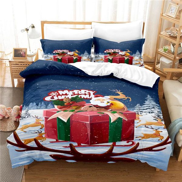 

bedding sets christmas gift box cover set 3d digital printing bed linen fashion design comforter